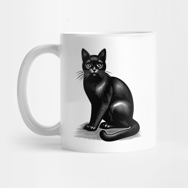Black cat by CreativeSage